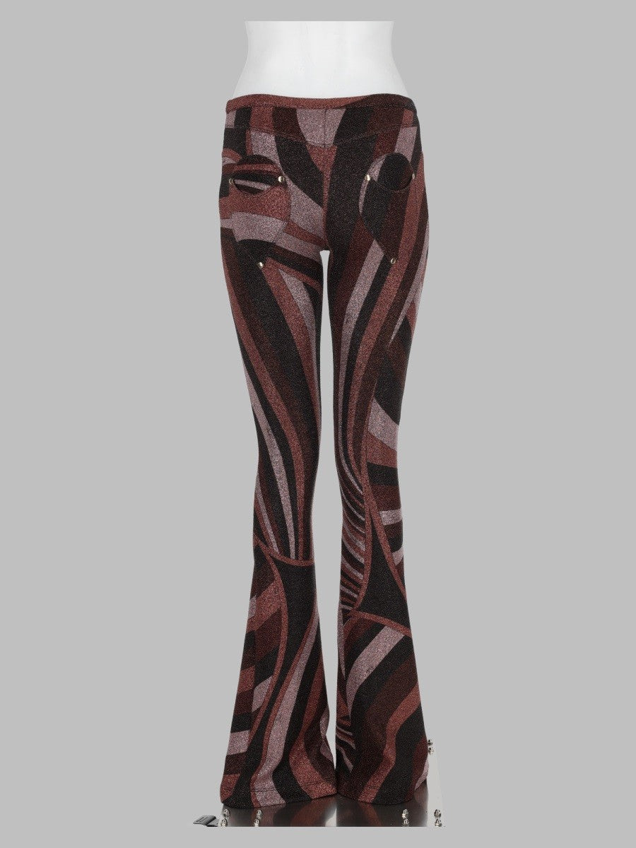 Pantalone Skinny con Stampa "Iride"