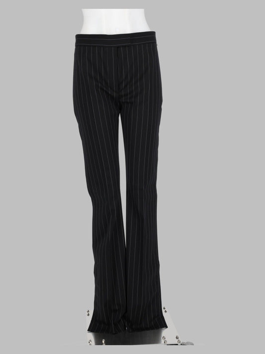 Pantalone Slim Flare in Lana Stretch