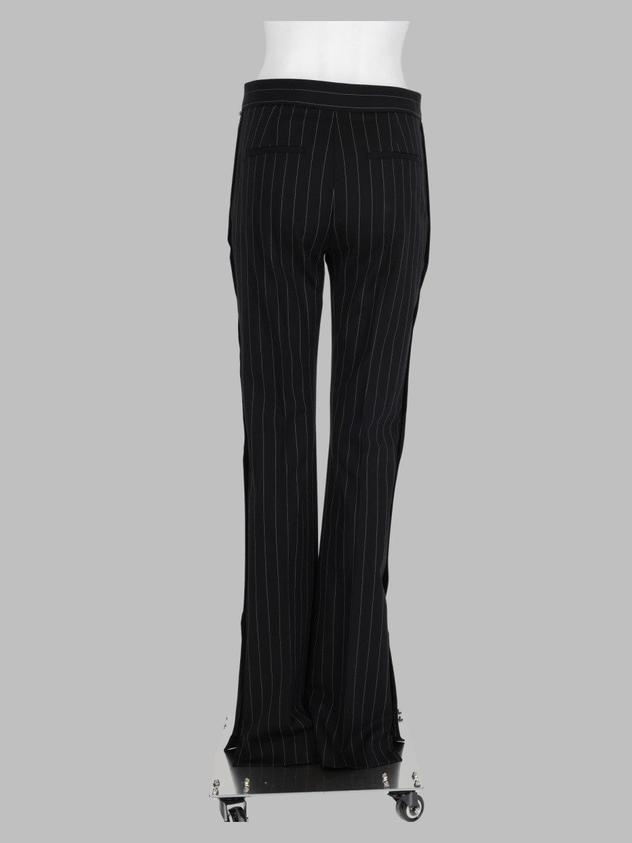 Pantalone Slim Flare in Lana Stretch