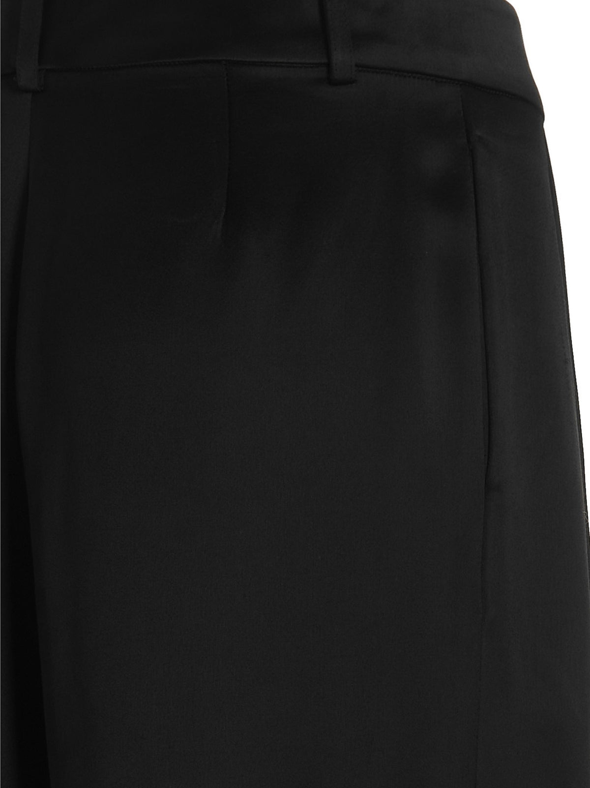Pants with front pleats