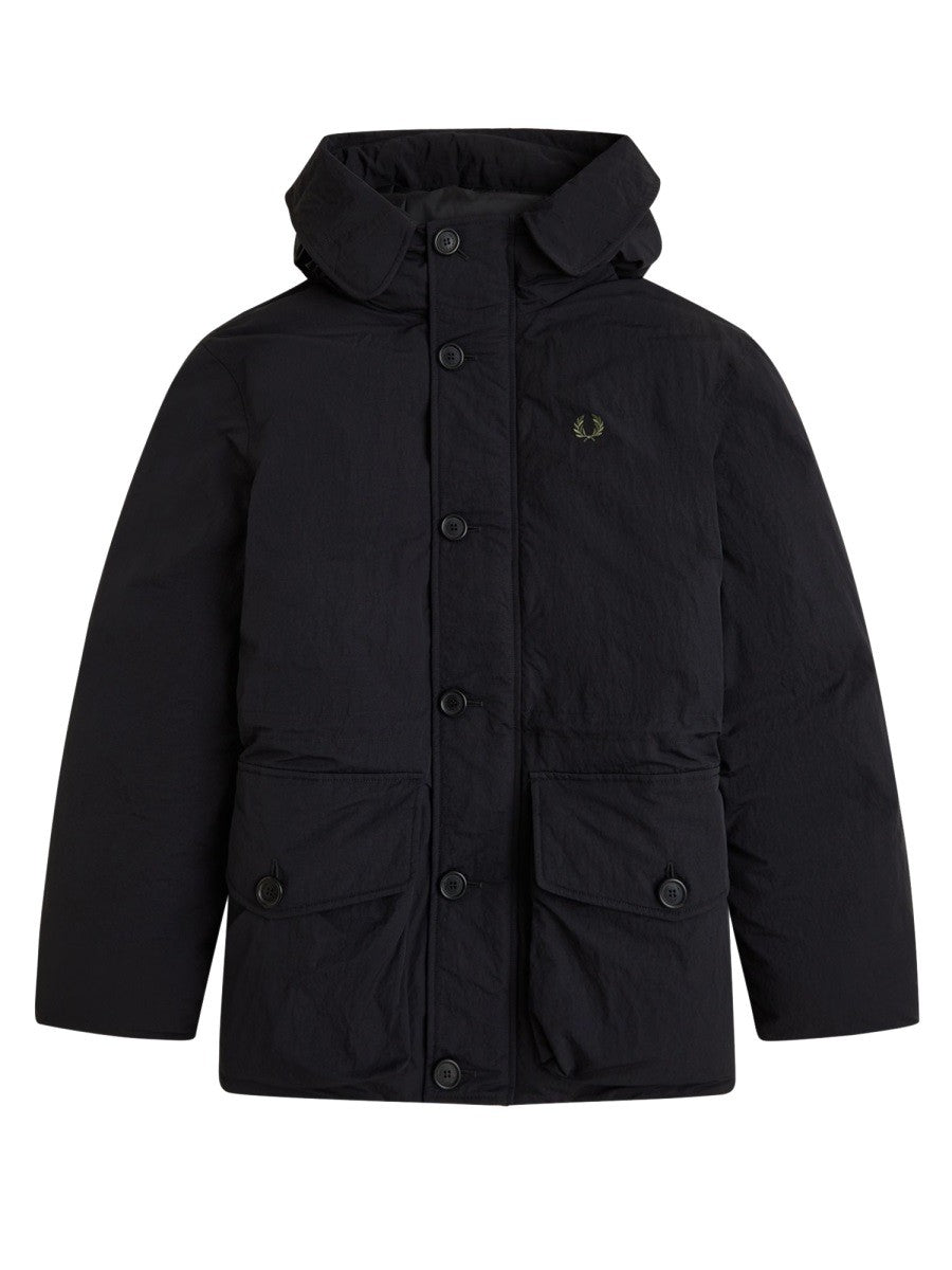 Parka Imbottito Con Cappuccio