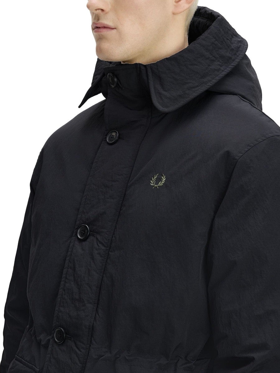 Parka Imbottito Con Cappuccio