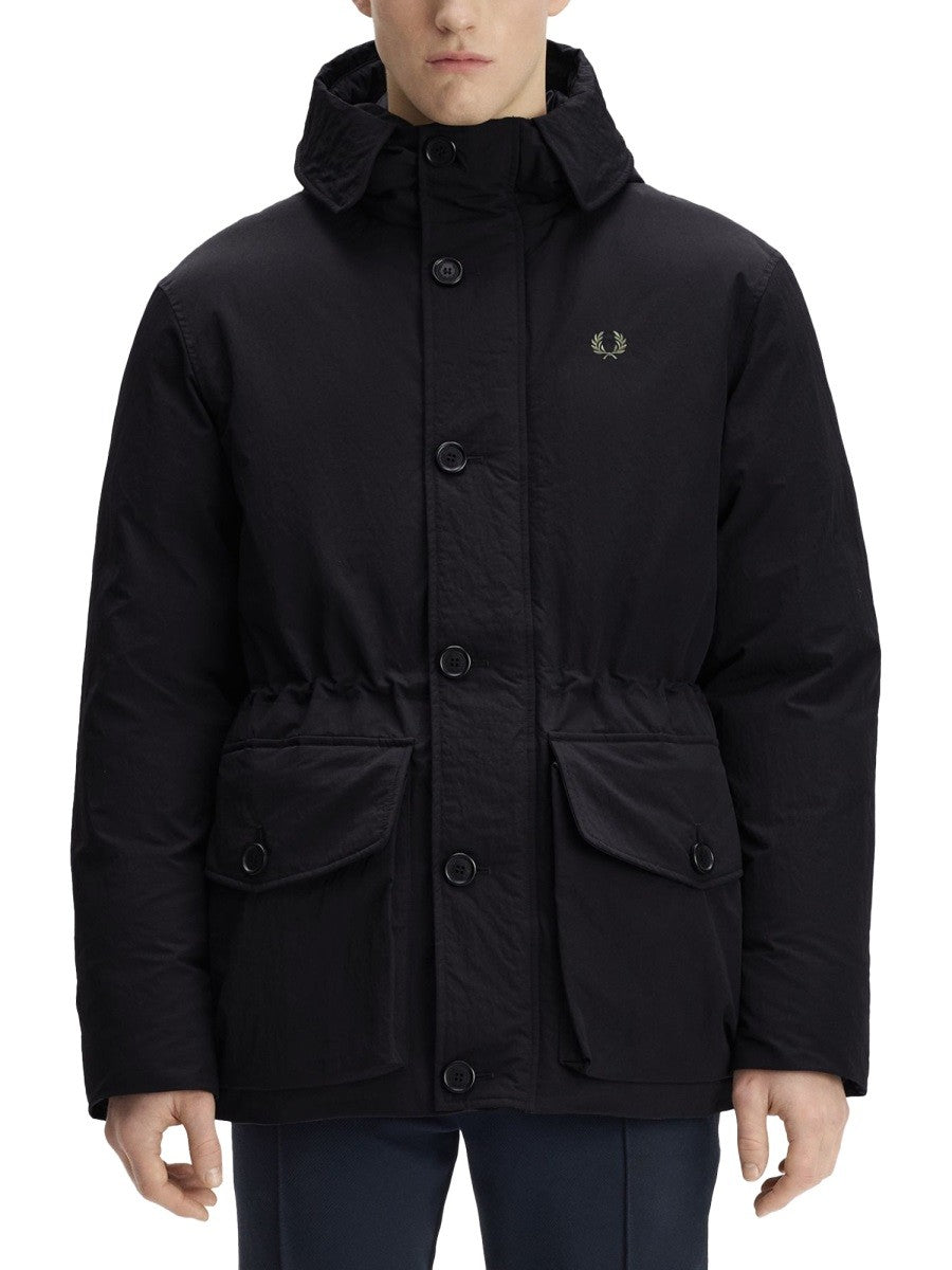 Parka Imbottito Con Cappuccio