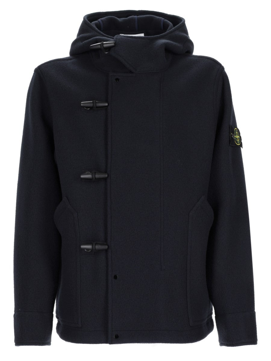 Parka In Lana e Cashmere