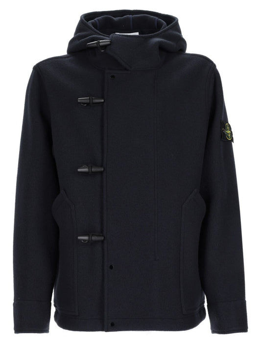 Parka In Lana e Cashmere