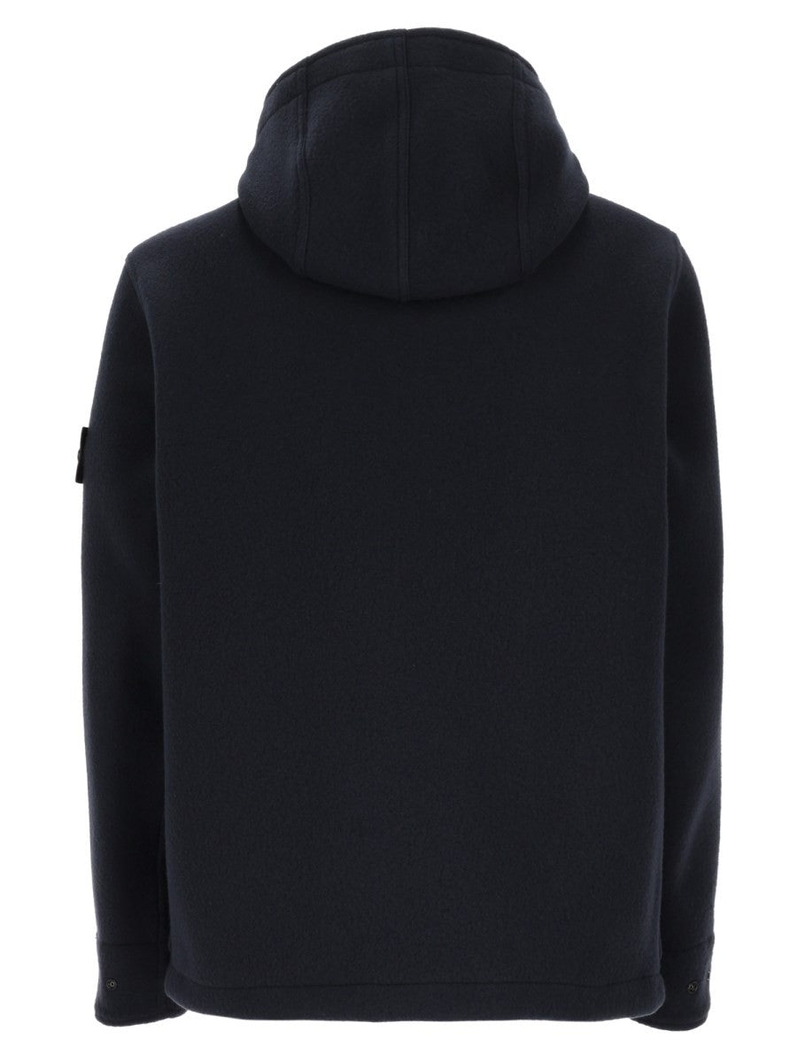 Parka In Lana e Cashmere