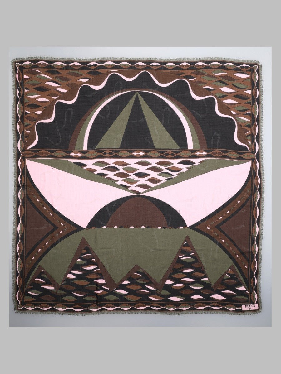 Pashmina con Stampa Dune