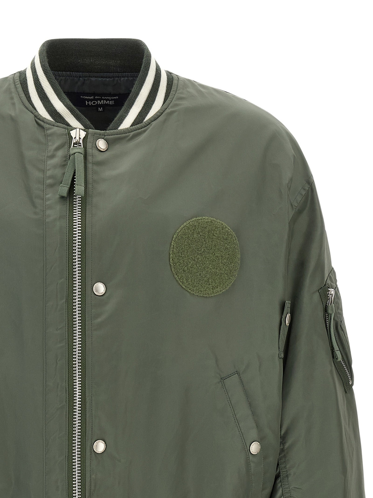 Patch bomber jacket