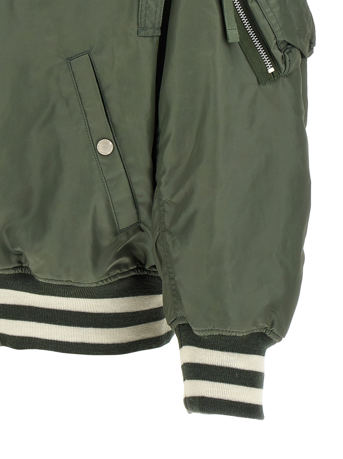 Patch bomber jacket