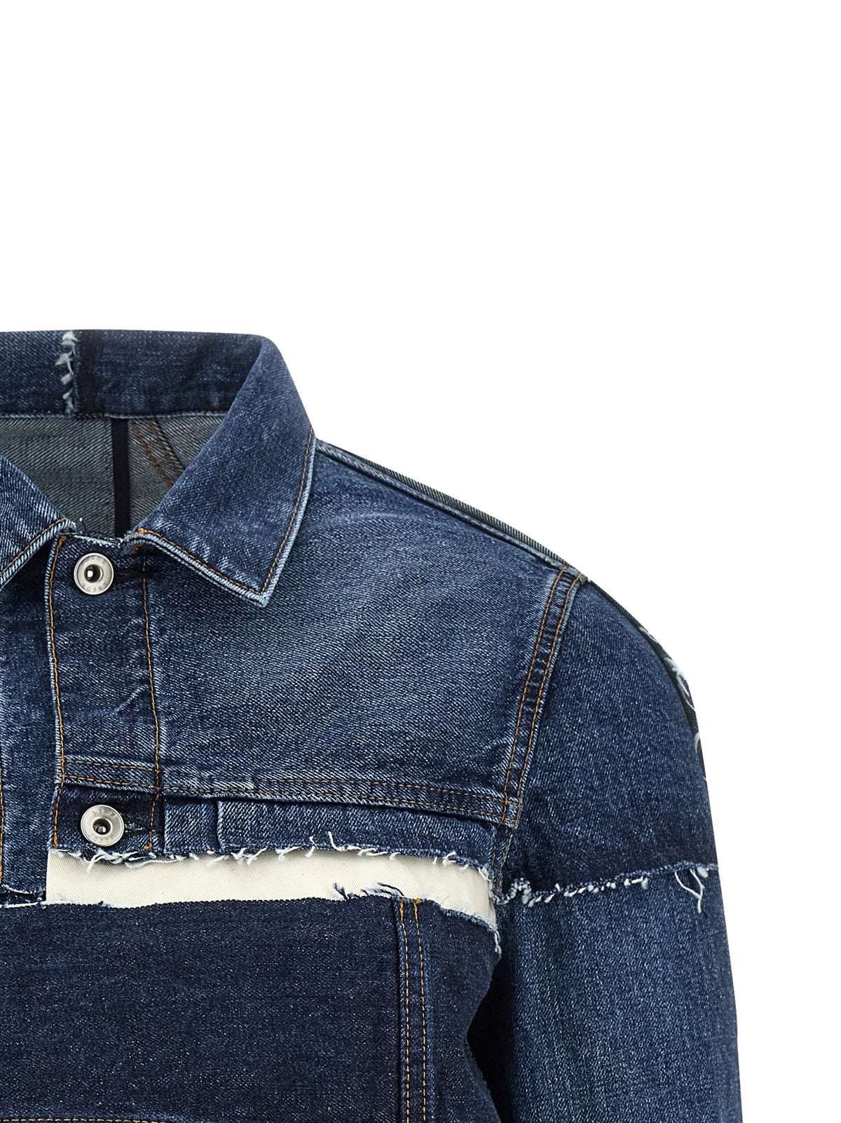 Patchwork denim jacket