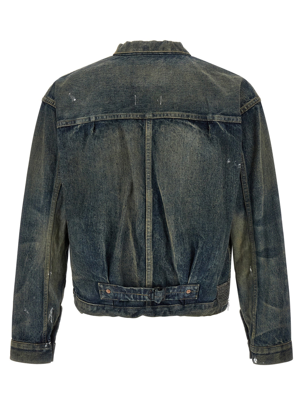 Patchwork denim jacket