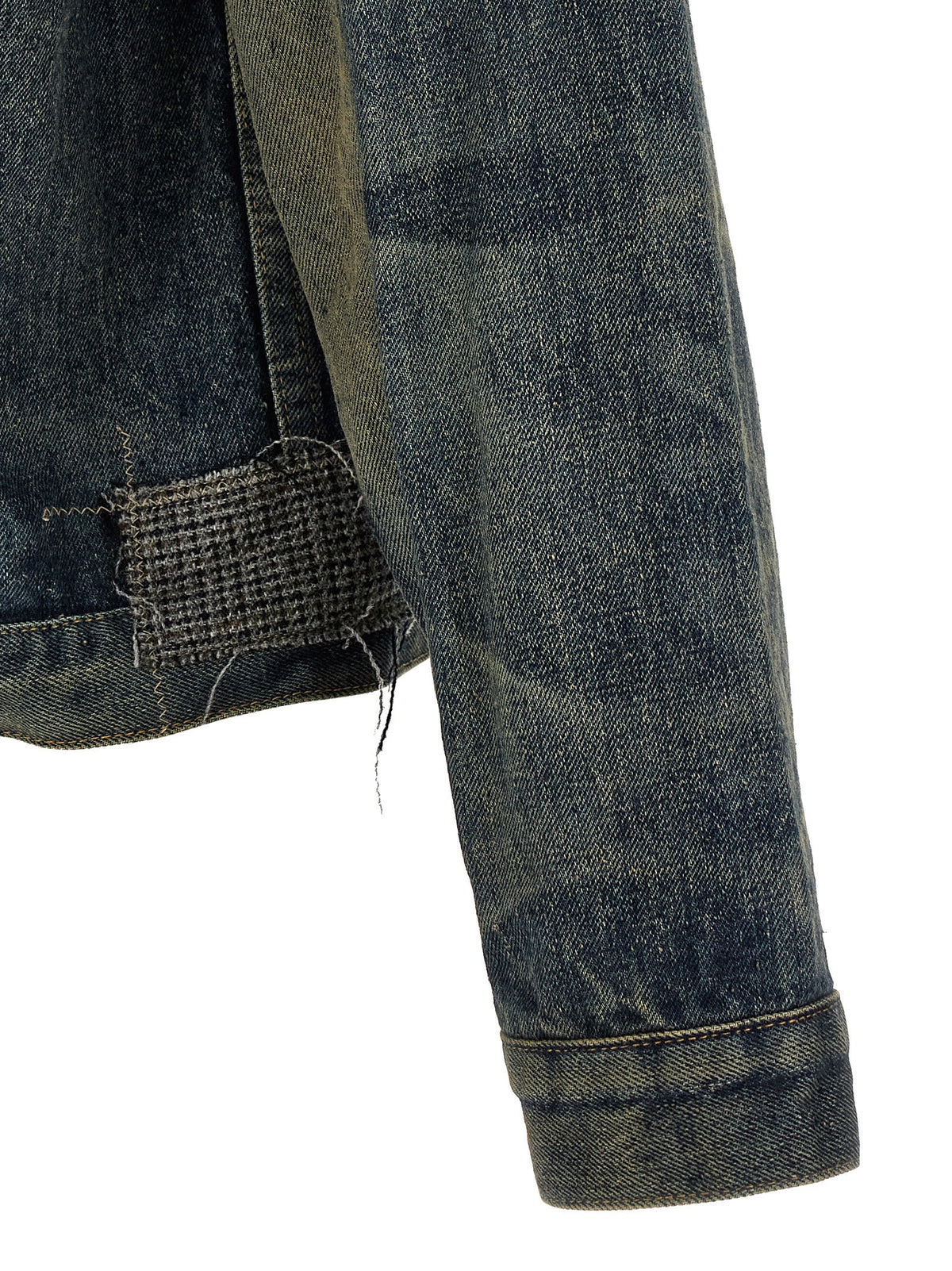 Patchwork denim jacket