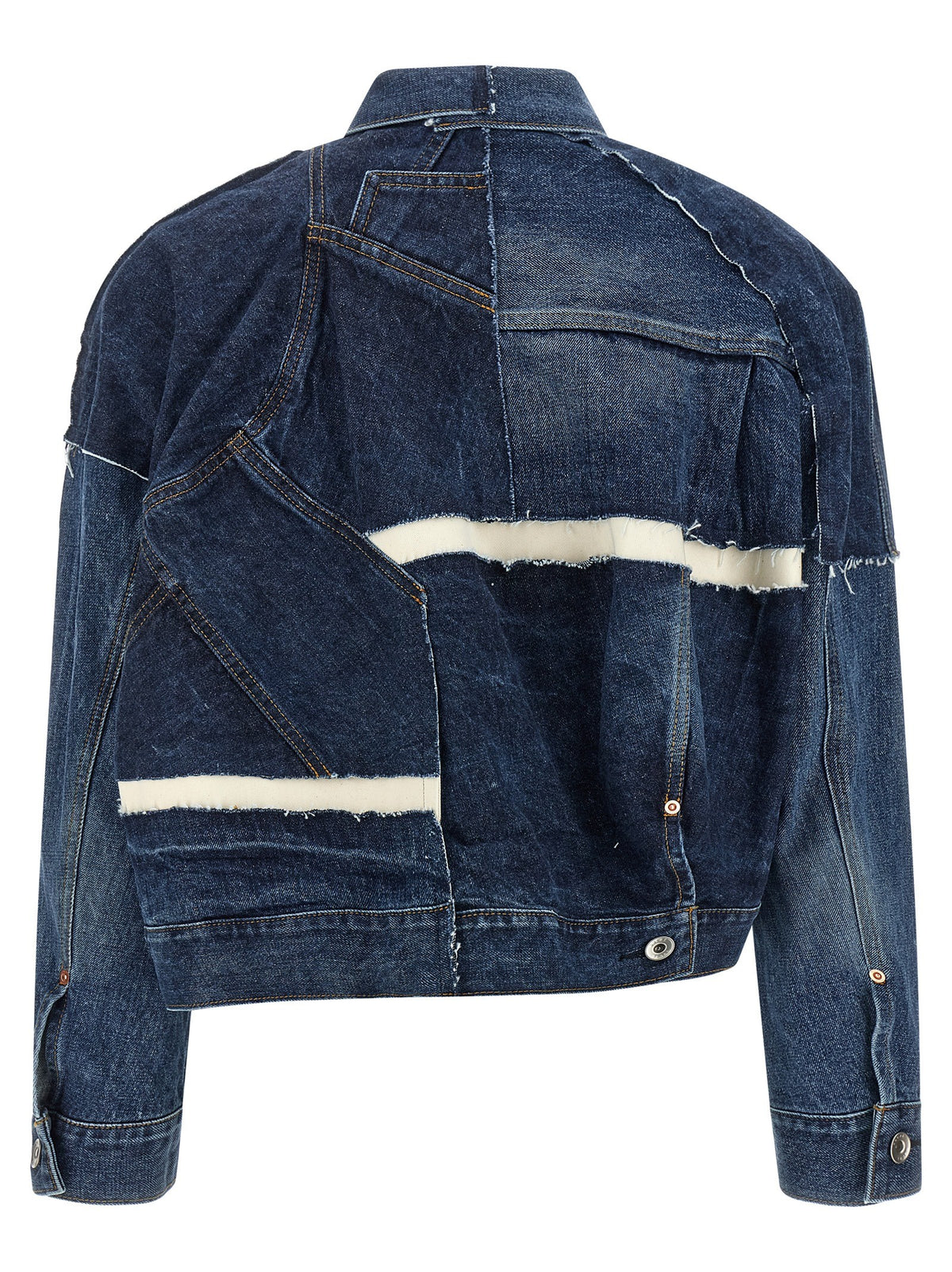 Patchwork denim jacket