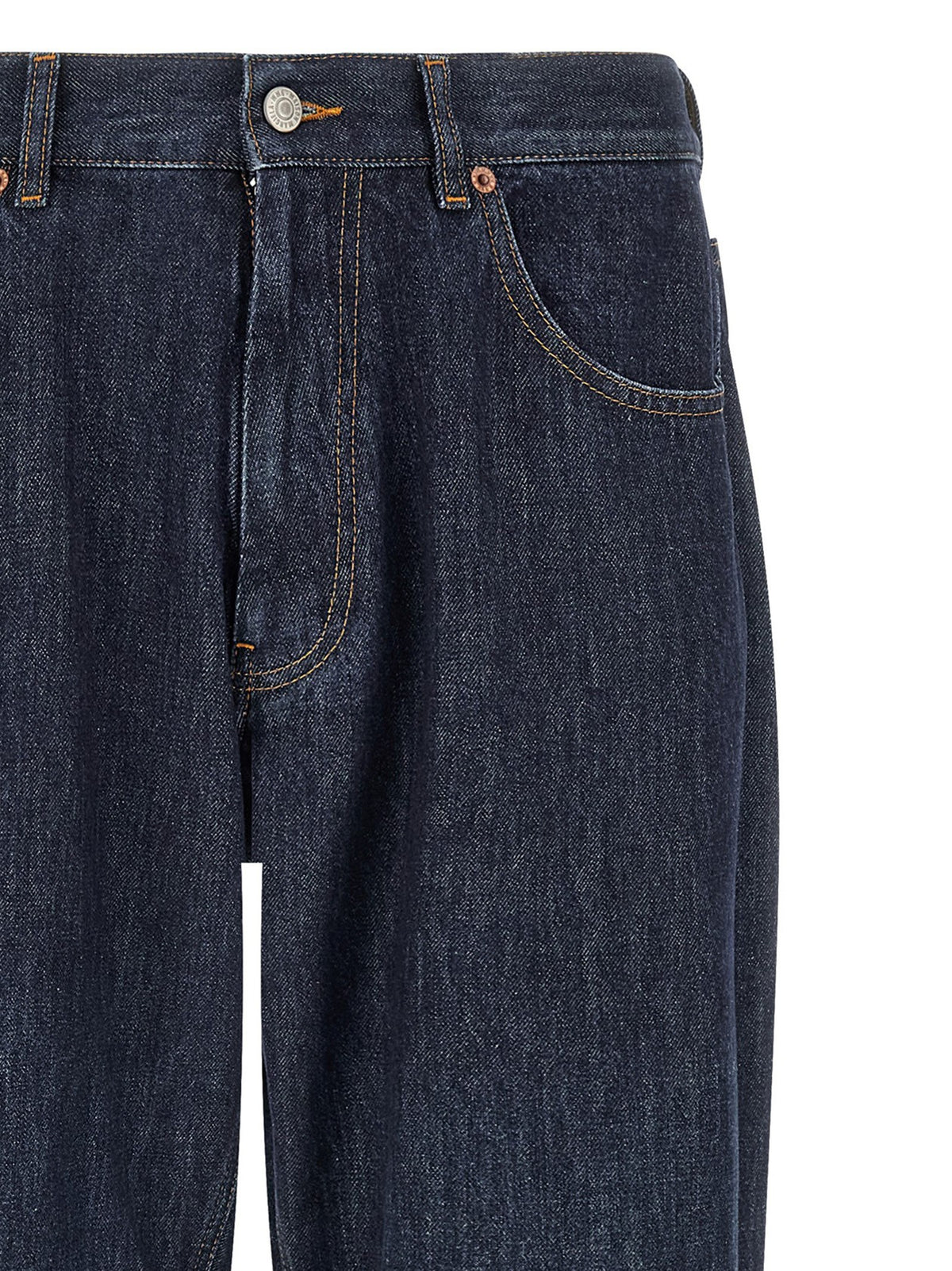 Patchwork insert jeans