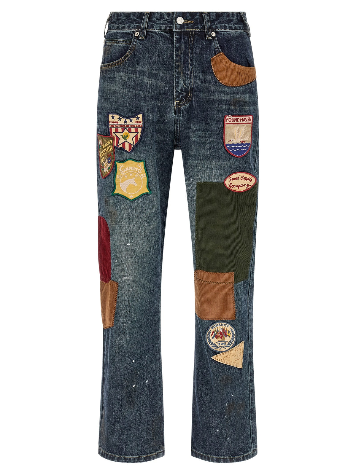 'Patchwork' jeans