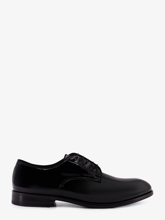 Patent leather lace-up