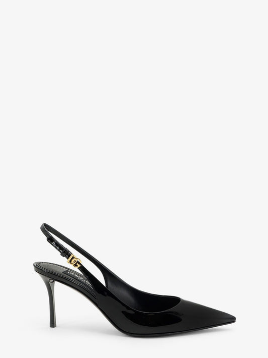 Patent leather pumps