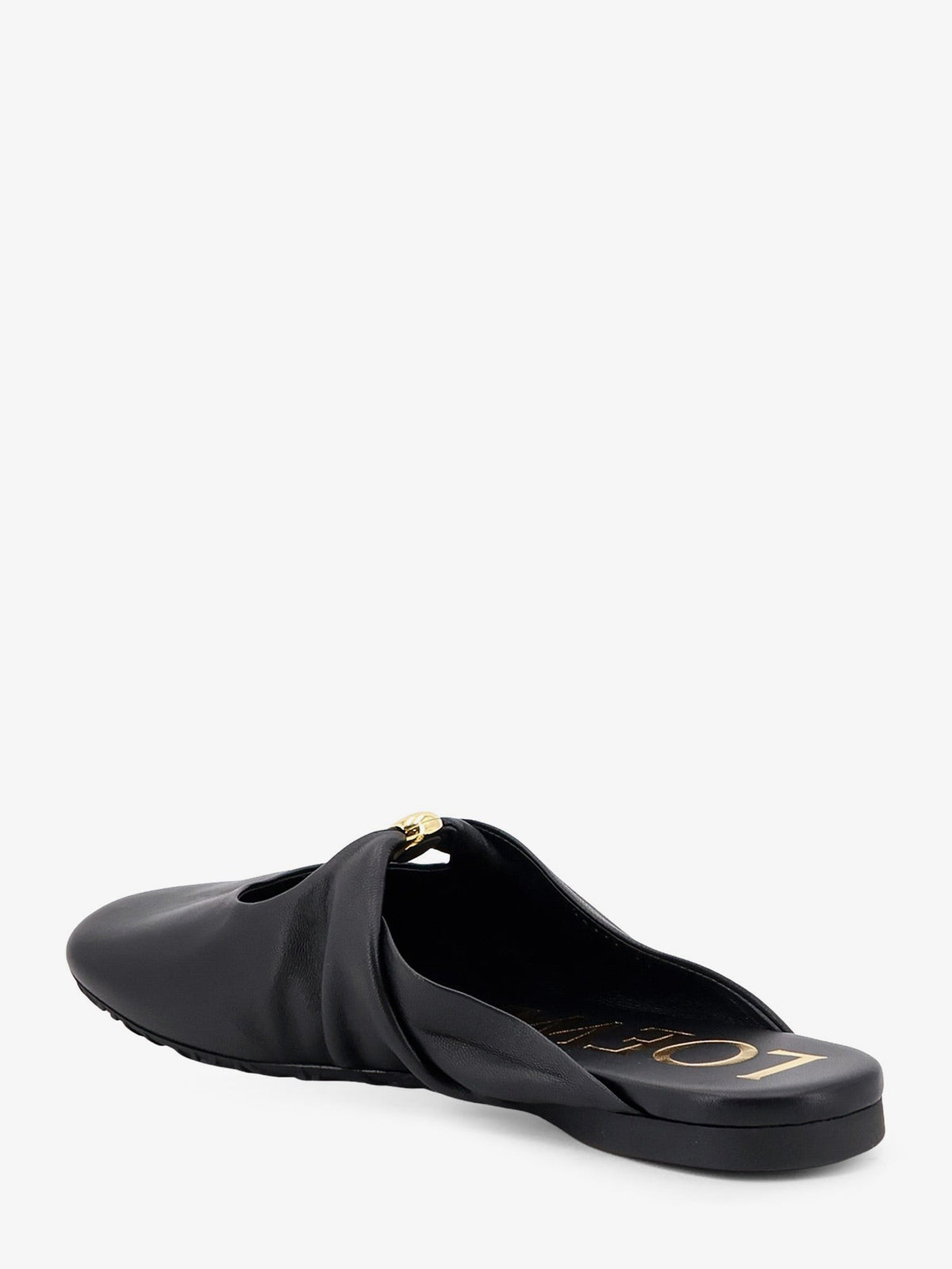 Pebble Soft low leather sandals