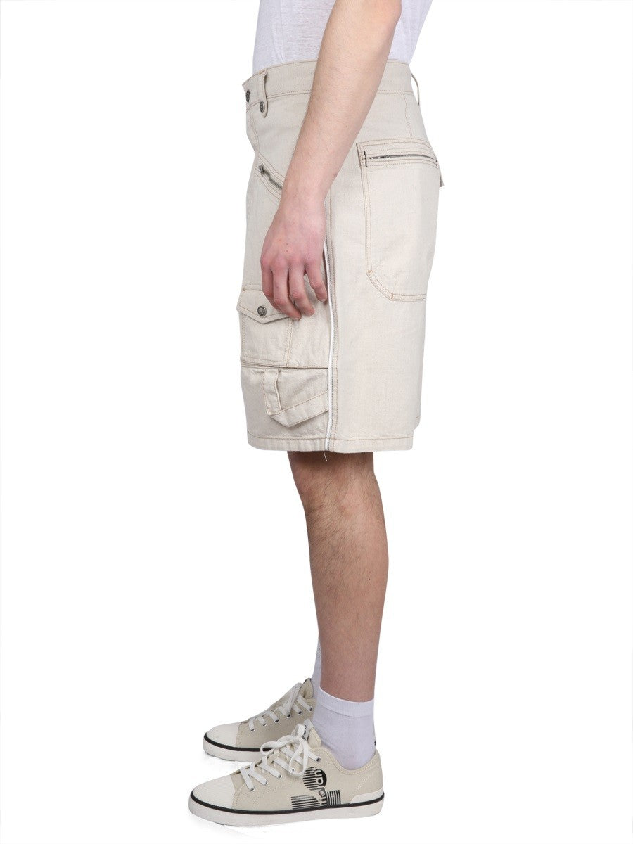 PEIO DENIM BERMUDA SHORTS