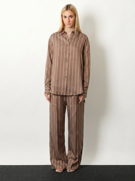 Peri Fluid viscose and silk shirt
