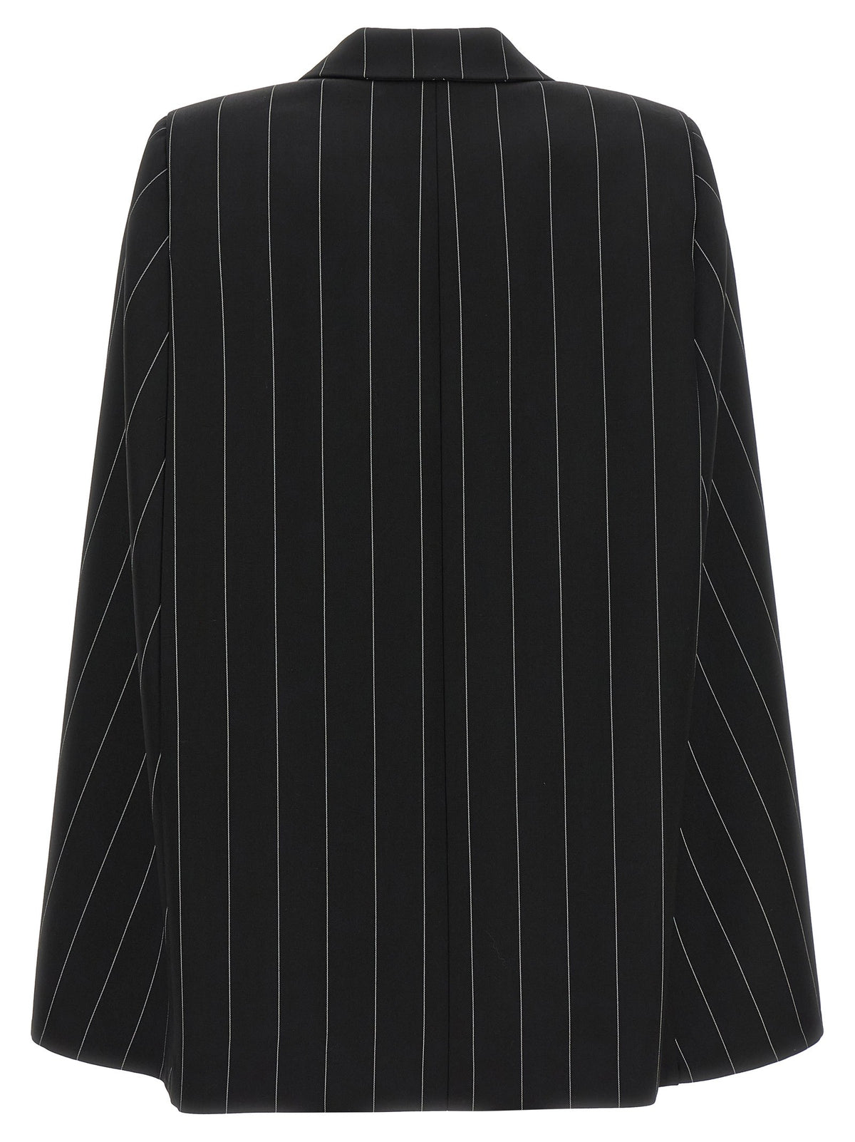 Pinstripe 'Tuxedo' cape