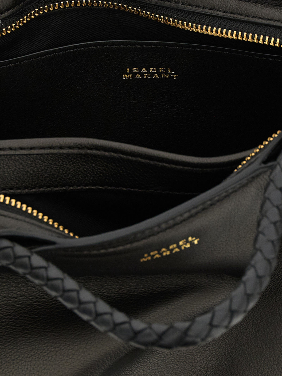 'Pipa' medium black handbag
