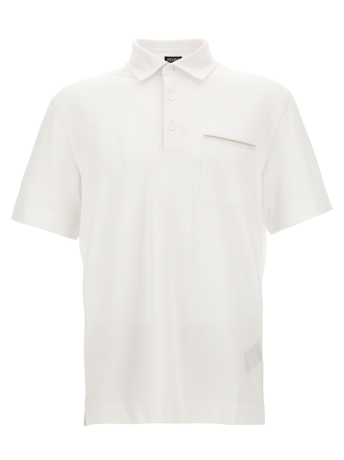 Piqué cotton polo shirt