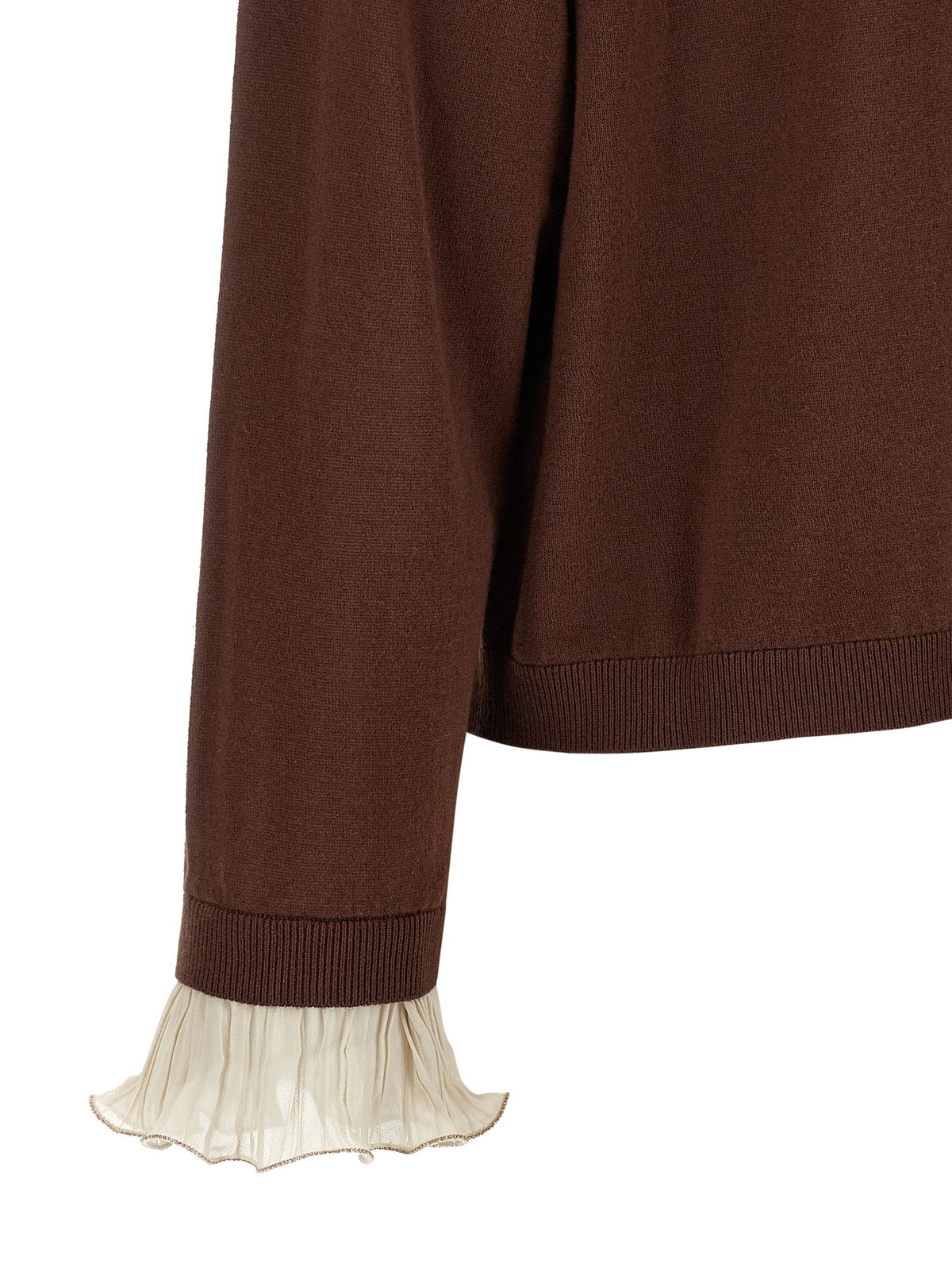 Pleated Cuffs Sweater