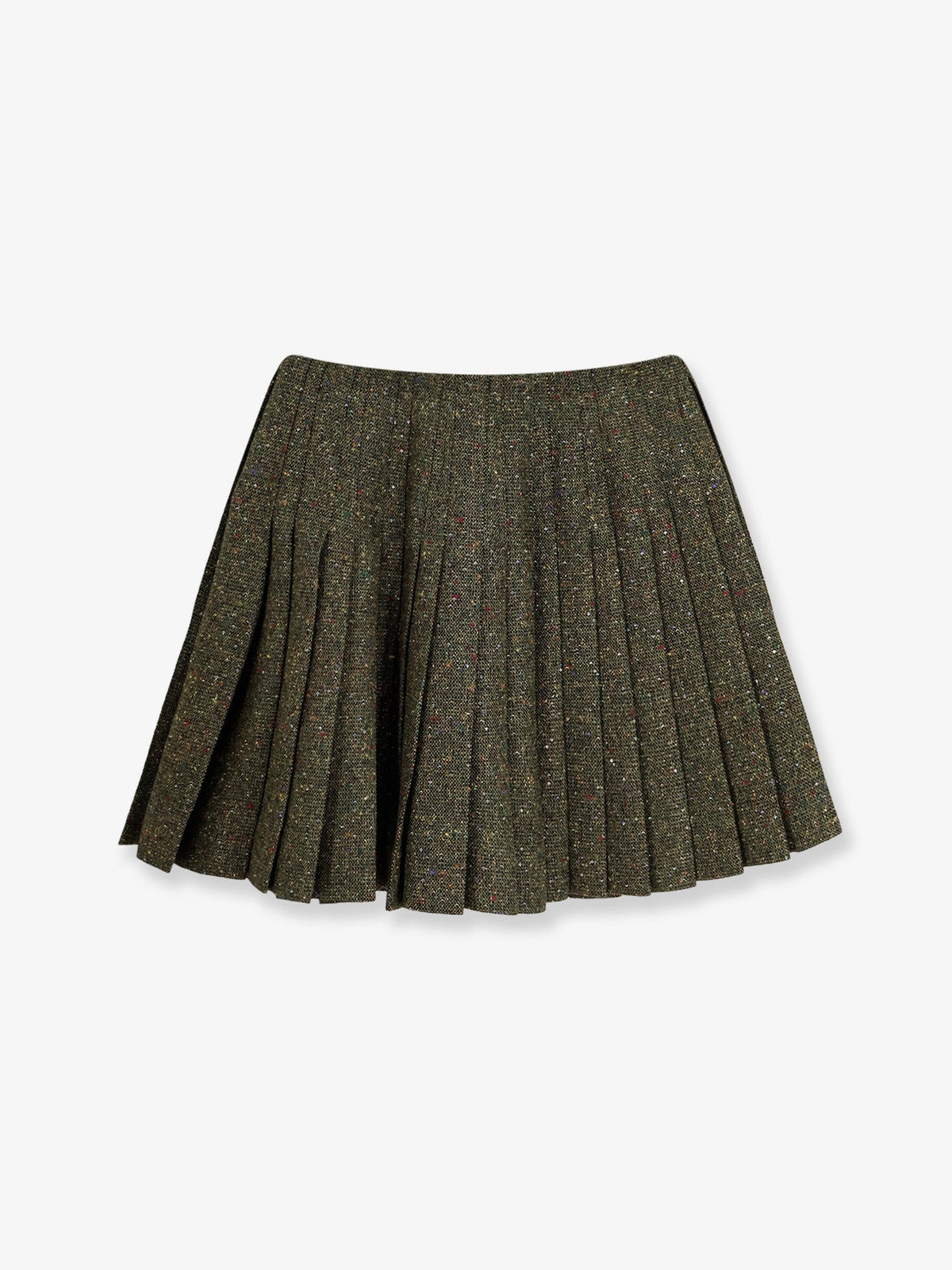 Pleated mini skirt