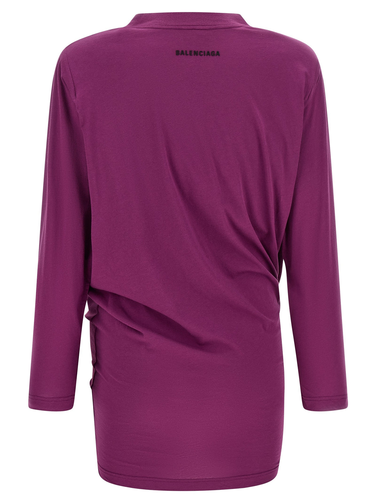 Pleated pattern t-shirt