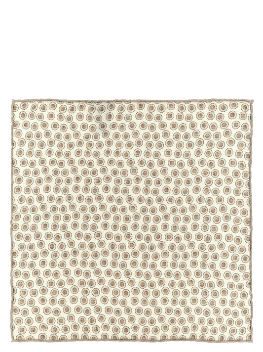 Polka dot pocket clutch bag