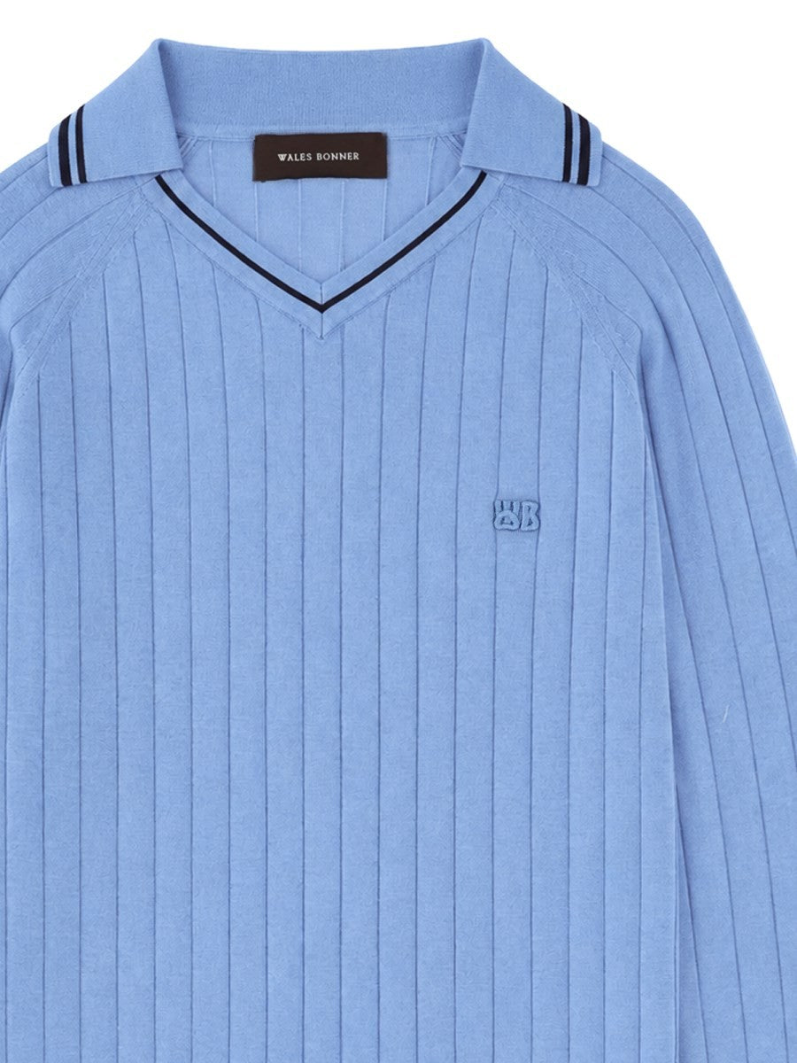 Polo a Coste con Scollo a V