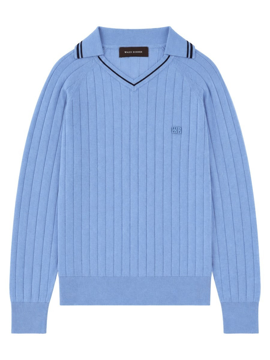 Polo a Coste con Scollo a V