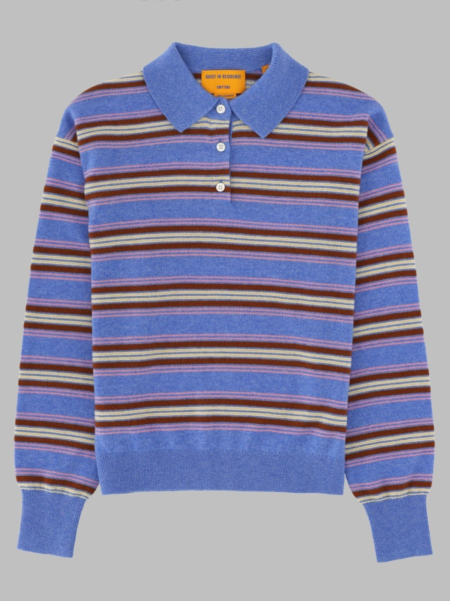 POLO "COLLEGIATE" IN MAGLIA DI CASHMERE
