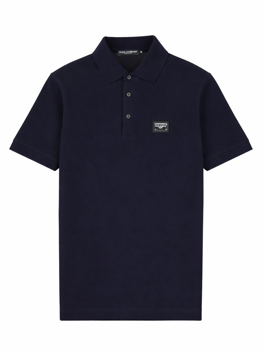 POLO CON PATCH LOGO