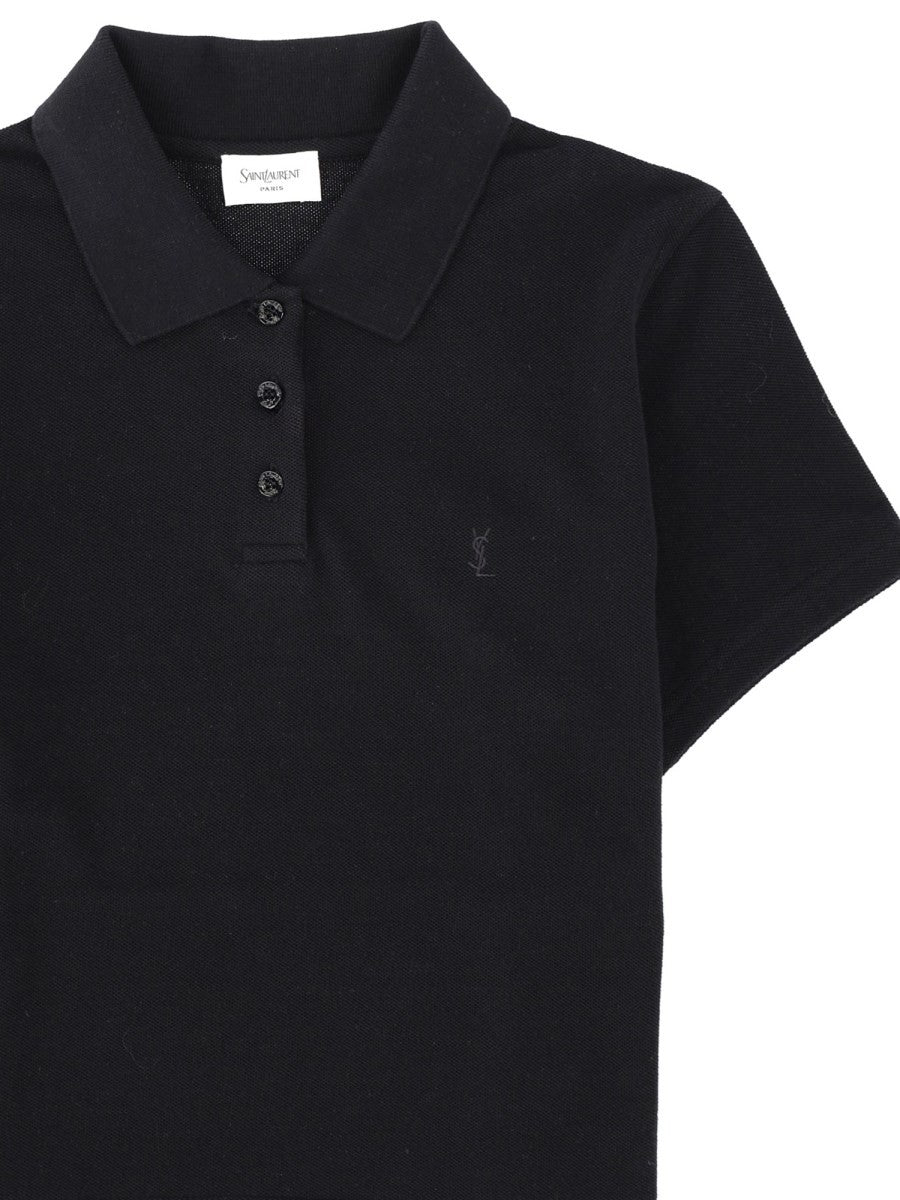 Polo Corta Cassandre In Piqué Di Cotone