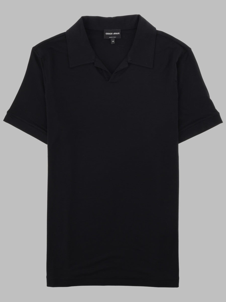 POLO IN JERSEY DI VISCOSA STRETCH
