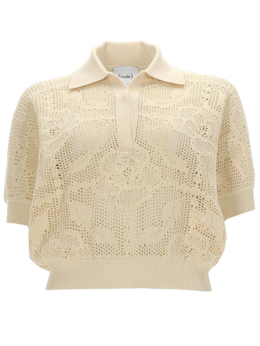 POLO IN MAGLIA TRAFORATA