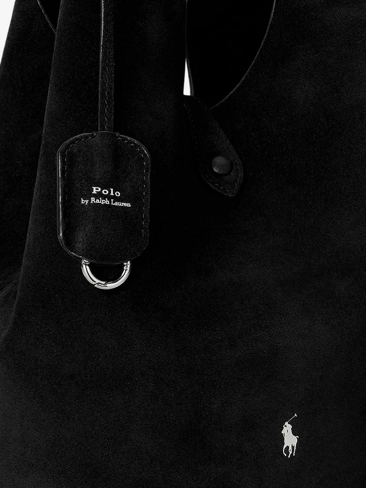 Polo Play suede tote bag