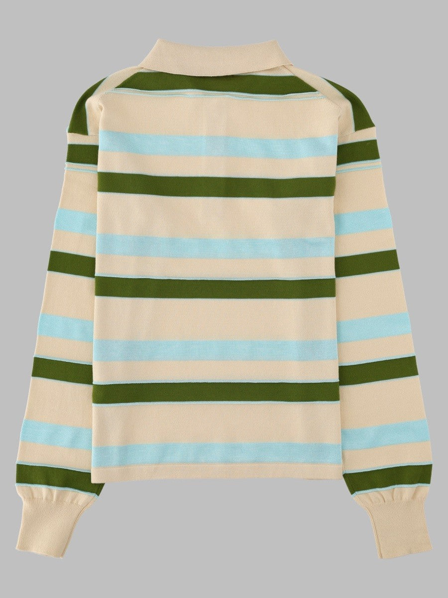 Polo "Rugby" In Maglia Di Cotone