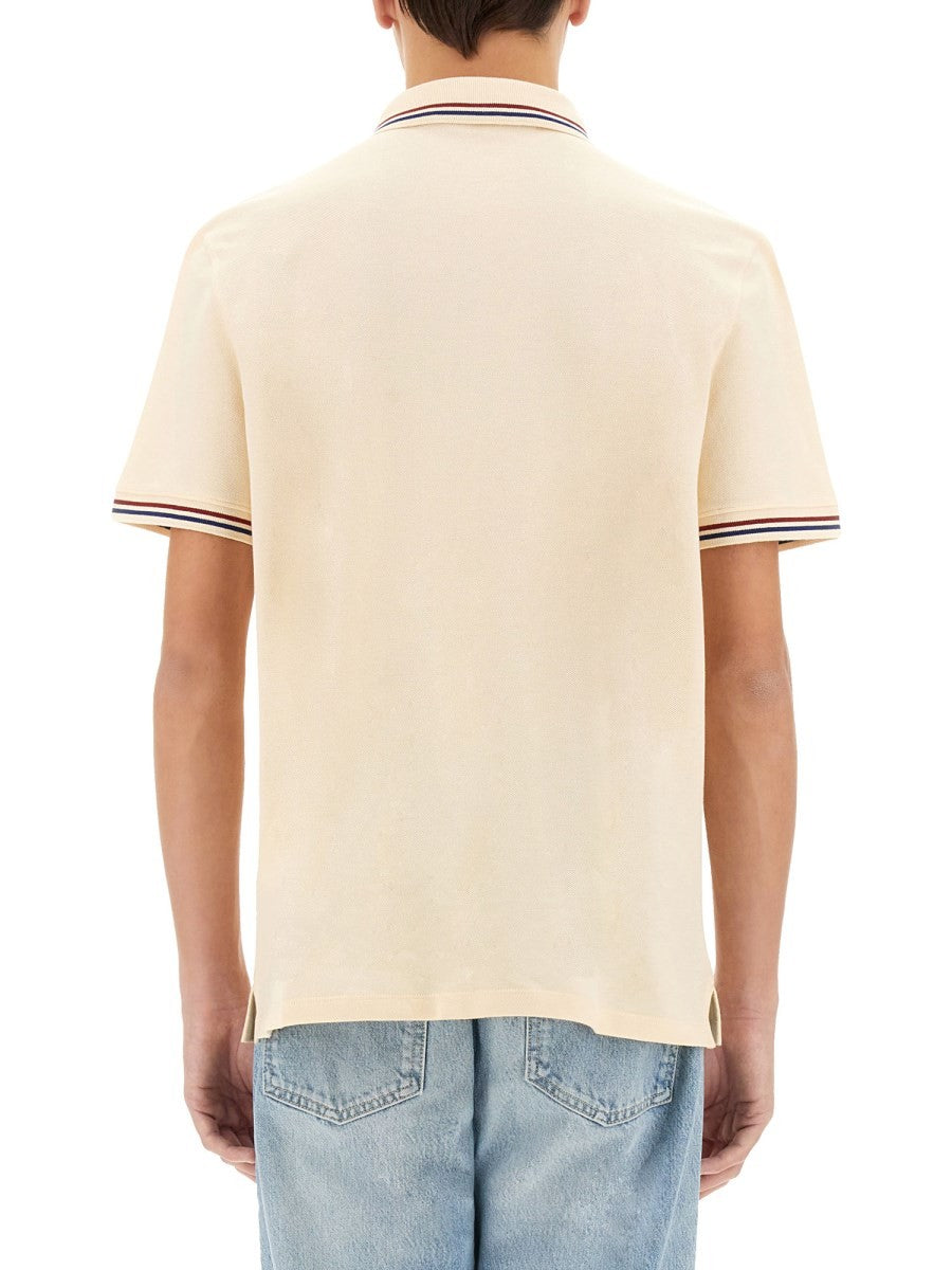 POLO SHIRT WITH VLOGO PATCH