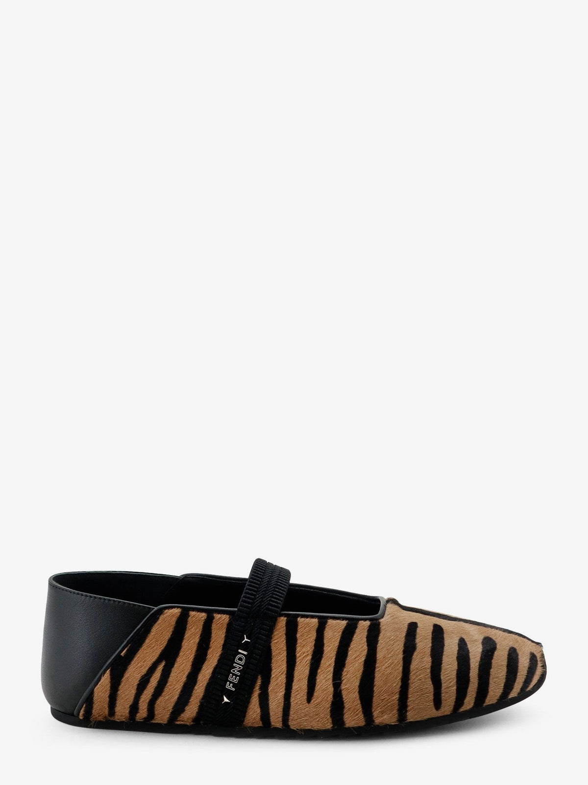 Pony hair ballet flats