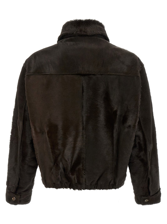 Pony hair jacket