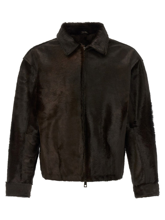 Pony hair jacket