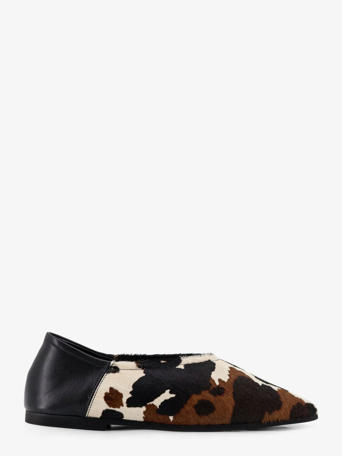 أحذية باليرينا من جلد المهر