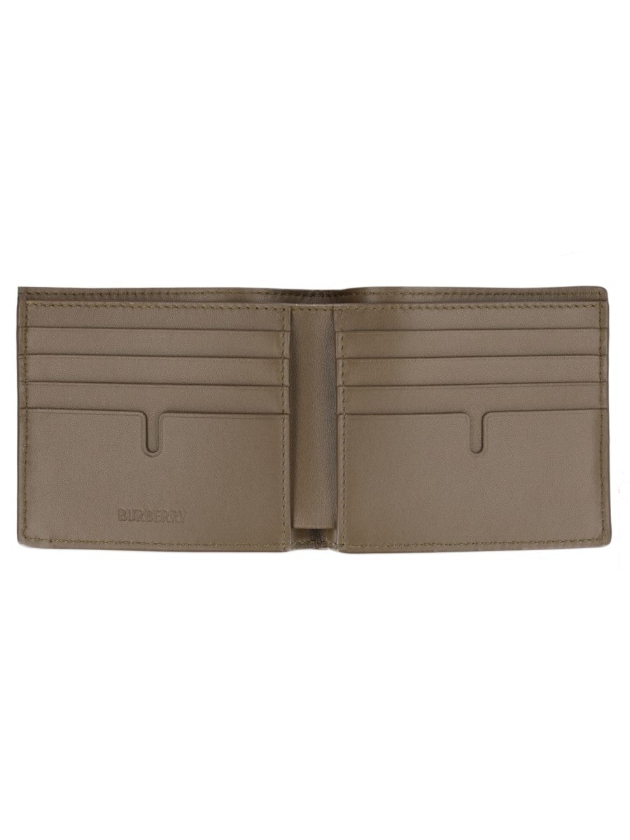 Portafoglio Bifold Con Stampa Check