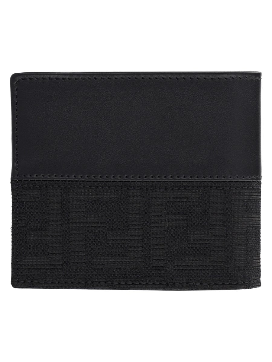 Portafoglio Bifold FF con Fascia in Jacquard