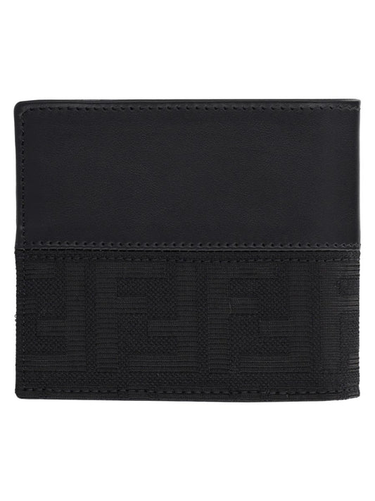 Portafoglio Bifold FF con Fascia in Jacquard