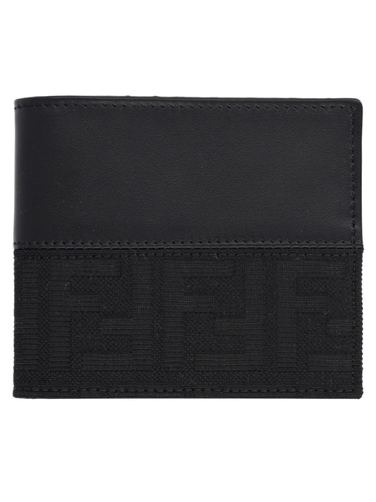 Portafoglio Bifold FF con Fascia in Jacquard