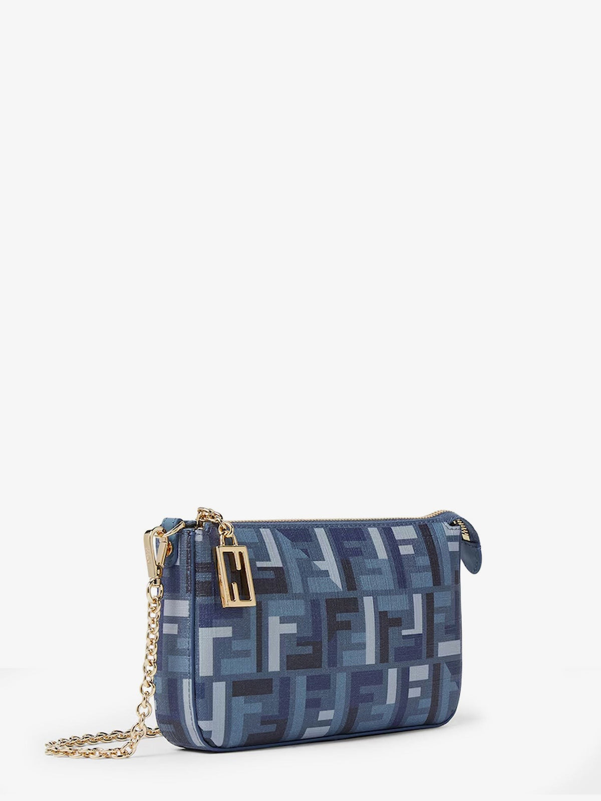 Pouch Baguette FF jacquard fabric shoulder bag